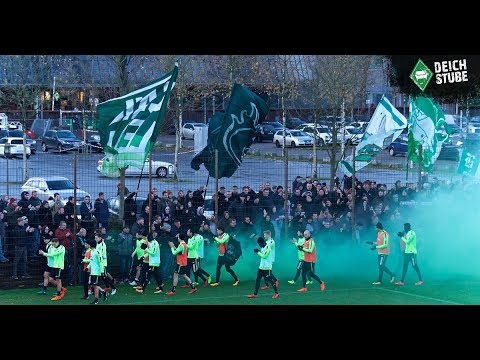 "Überwältigend" der Fan-Support vor dem Spiel Werder vs. Hannover