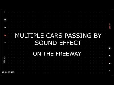 Multiple Cars Passing By Sound Effect - Royalty Free