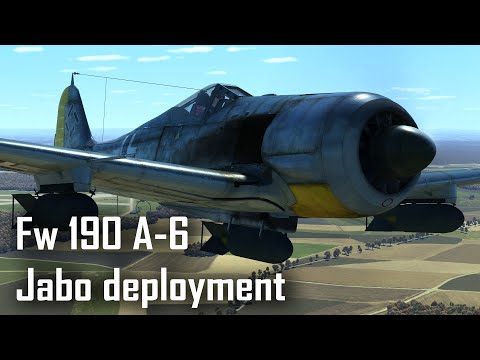 Taking the new Fw 190 A-6 through its paces