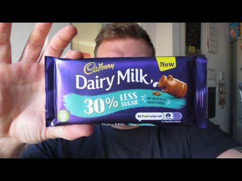 New Cadbury Dairy Milk 30% Less Sugar Food Review