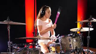 Wright Drum School - Grace Fong - Bliss n Eso - Act Your Age - Drum Cover