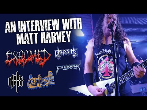 INTO THE PIT // An interview with Matt Harvey of Exhumed, Gruesome, Left To Die & Pounder!