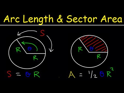 Arc Length of a Circle Formula - Sector Area, Examples, Radians, In Terms of Pi, Trigonometry