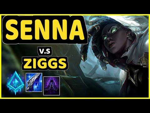HOLYPHOENIX (SENNA) vs ZIGGS - BOTTOM ADC GAMEPLAY - EUW Ranked GRANDMASTER