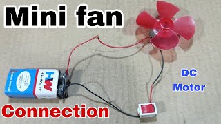 How to connect dc motor fan #viralvideo #youtubevideo