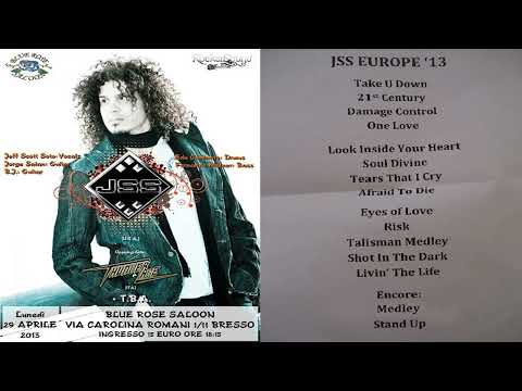 Jeff Scott Soto ~ Live in Bresso, Italy April 29, 2013 [Audio]