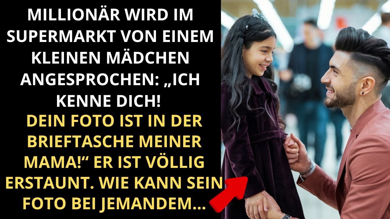 MÄDCHEN SCHAUT DEN MANN AN UND SAGT: „ICH KENNE DICH, DEIN FOTO IST IN DER BRIEFTASCHE MEINER MAMA“…