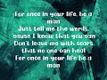 Aqua - Be a Man (Lyrics)