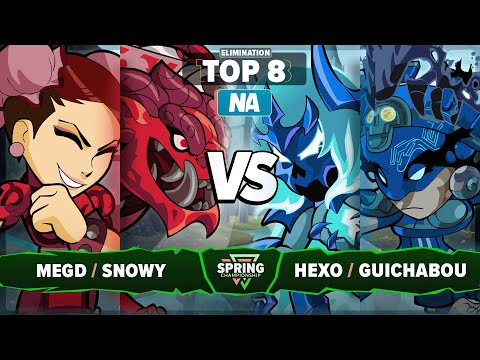 MegD & Snowy vs Hexo & Guichabou - Elimination Top 8 - Spring Championship 2025 - NA 2v2