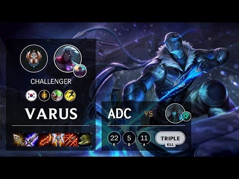 Varus ADC vs Kalista - KR Challenger Patch 10.3
