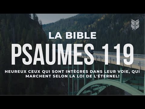 La Bible. Psaumes 119. Heureux ceux qui sont intègres dans leur voie... Louis Segond #BibleVision