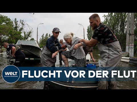 PUTINS KRIEG Seuchen drohen - Dramatische Lage nach Dammbruch am Dnipro