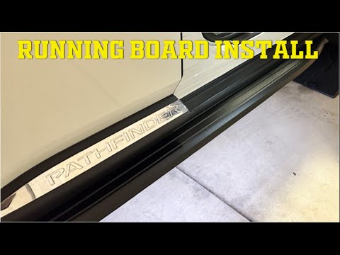 2022-2025 Pathfinder Running Boards w/ welcome light install