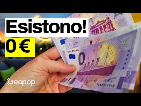 Le banconote da 0 euro esistono davvero e sono souvenir autorizzati dalla BCE