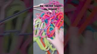 LEVEL EXTREME- bet you can't count how many coat hangers there are