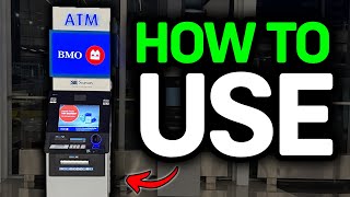 How To Deposit/Withdraw Money In BMO Bank ATM Machine | Bank of Montreal ATM