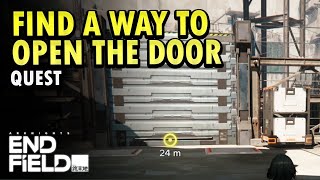 Find a way to open the door | Quarry Rescue Side Mission | Arknights: Endfield