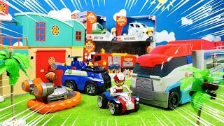 Feuerwehrmann Sam & Paw Patrol Unboxing: Spielzeugautos & Feuerwehrautos mit Marshall, Chase, Ryder