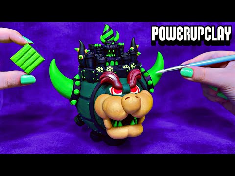 Making Castle Bowser from Super Mario Bros. Wonder | Polymer Clay