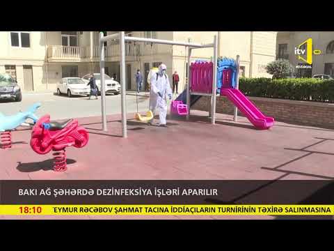 ITV - Baku White City is being disinfected