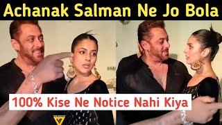 100% Notice Nahi Kiya, Jo Salman Khan Ne Shehnaaz Ke Liyen Bola 😳 Trending World