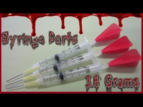 World's Most Dangerous Darts! - 3.6 Gram Syringe Darts