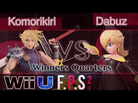 2GG|Komorikiri (Cloud) vs. RNG|Dabuz (Rosalina) - Wii U Winners Quarters - FPS2