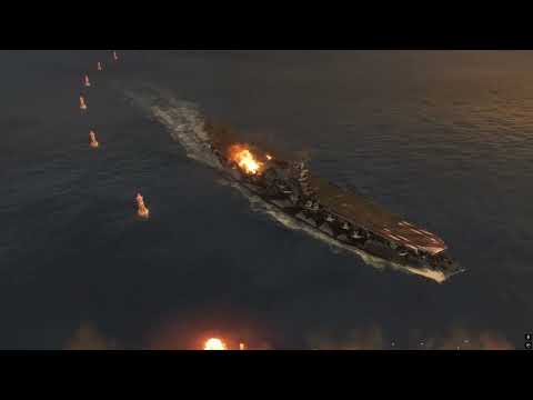 World of Warships(14.9)RN Aquila(T-8* 1944 Aquila-class) Replay2