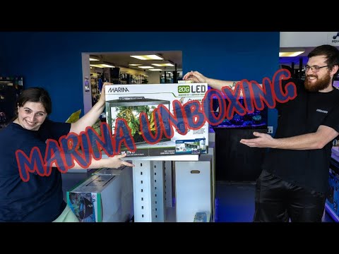 MARINA 20 GAL AQUARIUM UNBOXING!! WE'RE BACK