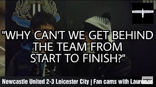 Laurence: "Why can't we get behind the team from start to finish?"