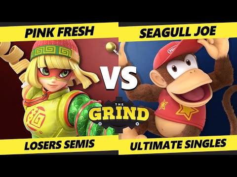 The Grind 160 Losers Semis - Pink Fresh (Min Min) Vs. Seagull Joe (Diddy Kong, Simon) Smash Ultimate