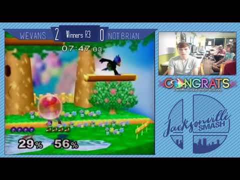 Jax Smash Weekly 5/25/17 - Wevans(Samus) Vs James(Falco) - Melee Losers Semis
