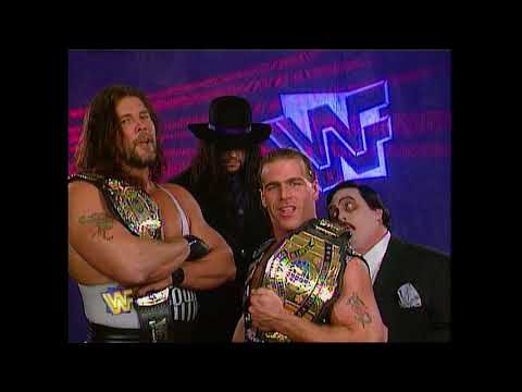Undertaker, Shawn Michaels, Diesel vs Owen Hart, British Bulldog, Yokozuna, Jim Cornette Promo (WWF)