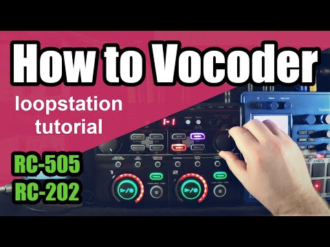 How to Vocoder • Two Minute Tutorial • RC-505 & RC-202