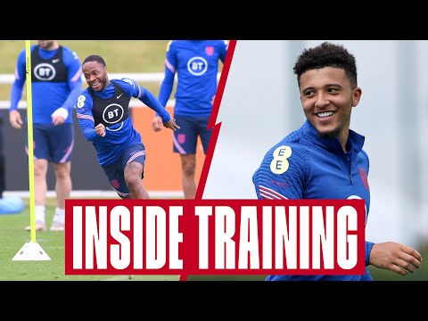 Sterling Races Grealish, Small-Sided Games & Super Saves Ahead Of Germany | Inside Training