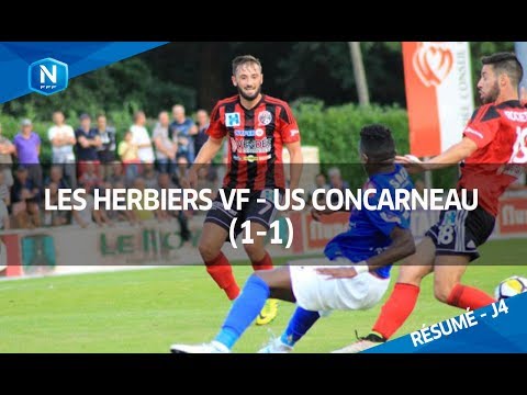 J4 : Les Herbiers VF - US Concarneau (1-1), le résumé