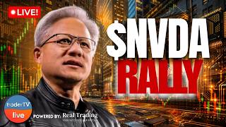 Nvidia Rally Builds 🔥 $NVDA Jumps as Wall Street Awaits Earnings | Stock Market Live