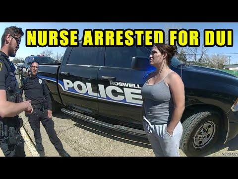 Bodycam DUI Arrest - Nurse Arrested for DUI