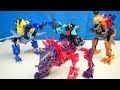 TRANSFORMERS 4 DINOBOT SLUG AND DRIFT CONSTRUCTBOTS AGE OF EXTINCTION VIDEO TOY REVIEW