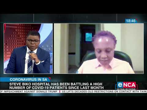Steve Biko hospital battling with increasing number of COVID 19 patients
