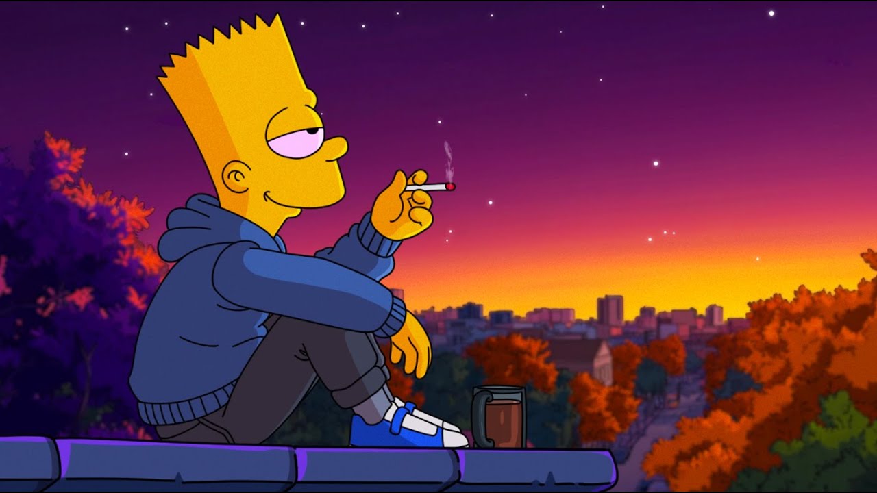 Smoky Autumn Air 🍂 Lofi Hip Hop ~ Smoke Session for Deep Relaxation, Relieve Stress & Anxiety