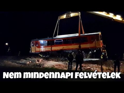 BZ LEVEGŐBEN! Így daruzták a balesetes BZt. [Dávid felvételei]