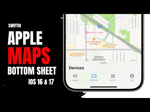Apple Maps Bottom Sheet | iOS 17 & 16 | SwiftU | Xcode 15 thumbnail