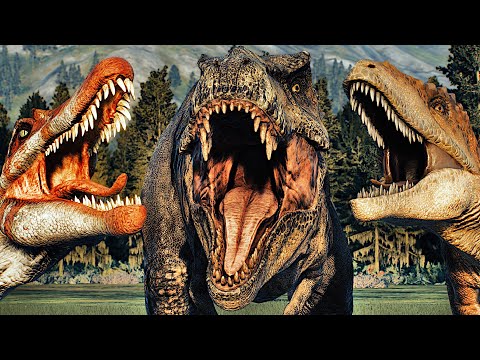 TOP 10 Best Dinosaur Roars ! Carnivores PART-1 | Jurassic World Evolution 2