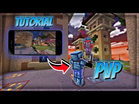 Minecraft Mobile Split Controls PvP TUTORIAL (Hive) How to PvP