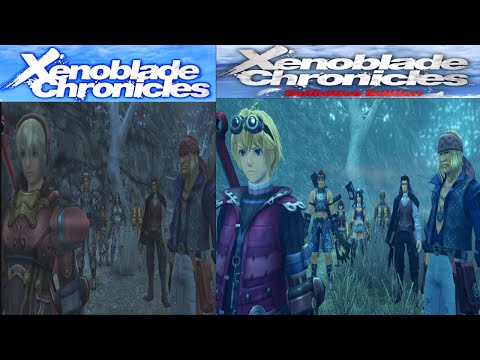 Xenoblade Chronicles: Original vs. Definitive Edition Comparison - Satorl Marsh