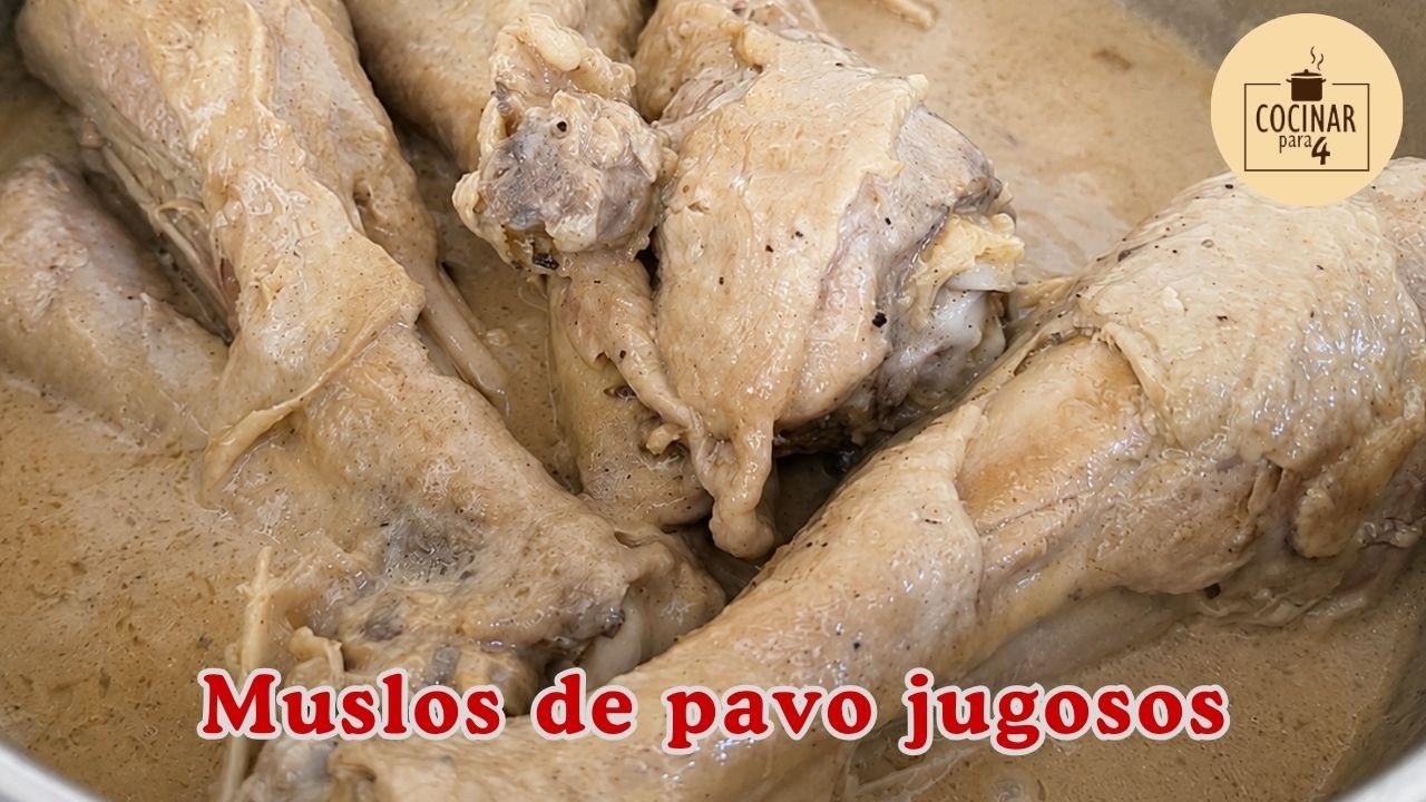 Muslos de pavo al horno: jugosos, dorados y fáciles