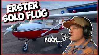 Mein erster SOLOFLUG - alleine ein FLUGZEUG fliegen - Ich werde Pilot 2/3