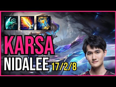 KARSA - NIDALEE vs GRAVES Jungle - KR Master - Patch 11.4