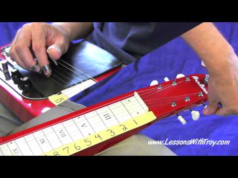 C6 LAP STEEL LESSONS - Volume #5 - SLANTS & PINCHES for Major Chords - for C6 Lap Steel
